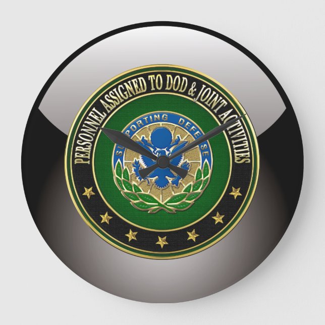 [200] DOD & Joint Activities DUI Special Edition Large Clock (Front)