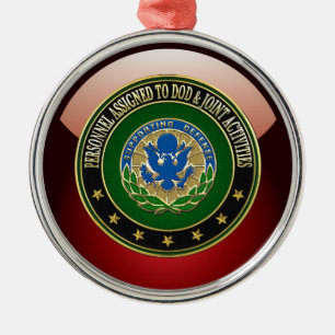 [200] DOD & Joint Activities DUI Special Edition Metal Tree Decoration
