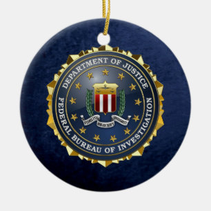 [200] FBI Special Edition Ceramic Ornament