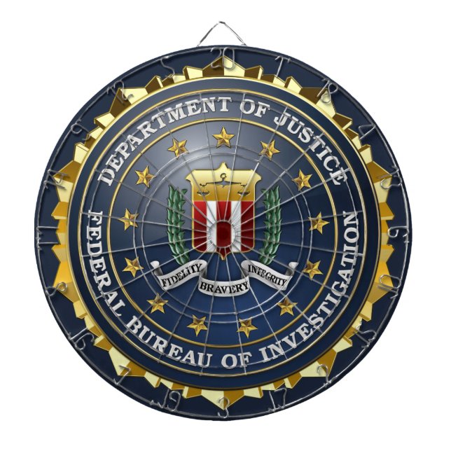 [200] FBI Special Edition Dartboard (Front)