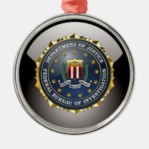 [200] FBI Special Edition Metal Ornament