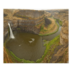 200 foot high Palouse Falls State Park in Photo Print