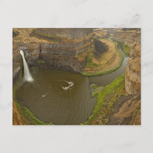 200 foot high Palouse Falls State Park in Postcard (Front)