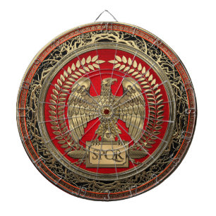 [200] Gold Roman Imperial Eagle Dartboard
