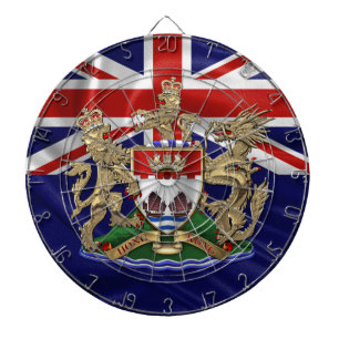 [200] Hong Kong - 1959-1997 Coat of Arms Dartboard