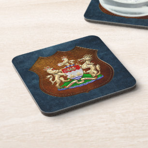 [200] Hong Kong Historical 1959-1997 Coat of Arms Coaster