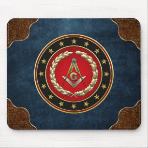 [200] Masonic Square and Compasses [3rd Degree] Mouse Pad