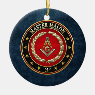[200] Master Mason, 3rd Degree [Special Edition] Ceramic Tree Decoration