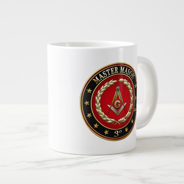 [200] Master Mason, 3rd Degree [Special Edition] Large Coffee Mug (Front Right)