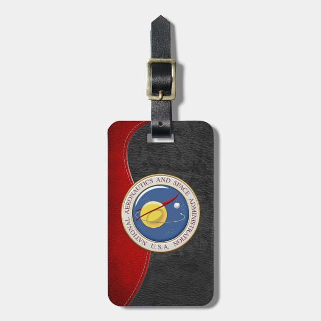 [200] NASA Emblem [3D] Luggage Tag (Front Vertical)