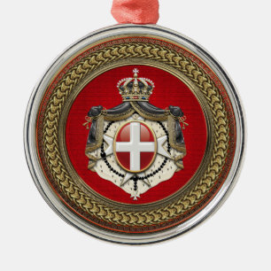 [200] Order of Malta - SMOM Coat of Arms Metal Ornament