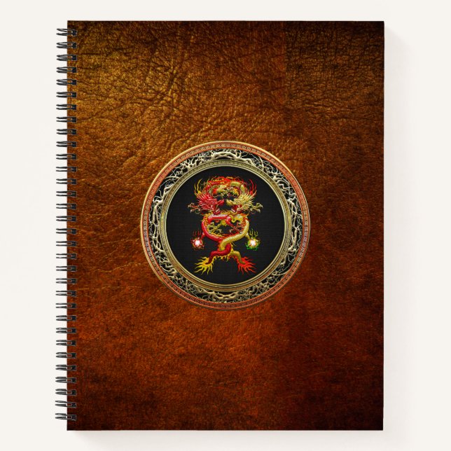 [200] Red and Yellow Dragons Notebook (Front)