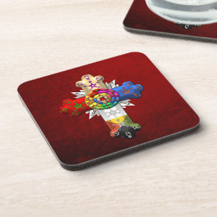[200] Rosy Cross (Rose Croix) Coaster