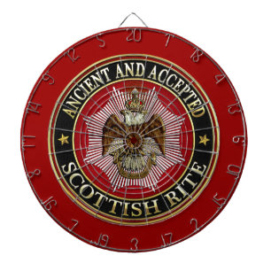 [200] Scottish Rite Double-headed Eagle Dartboard