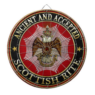 [200] Scottish Rite Double-headed Eagle Dartboard