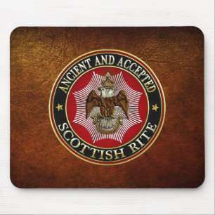 [200] Scottish Rite Double-headed Eagle Mouse Pad