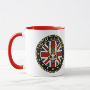 [200] Special Air Service (SAS) Badge [3D] Mug
