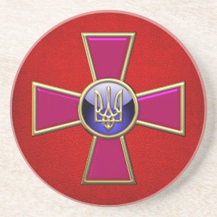 [200] Ukrainian Armed Forces Emblem Coaster