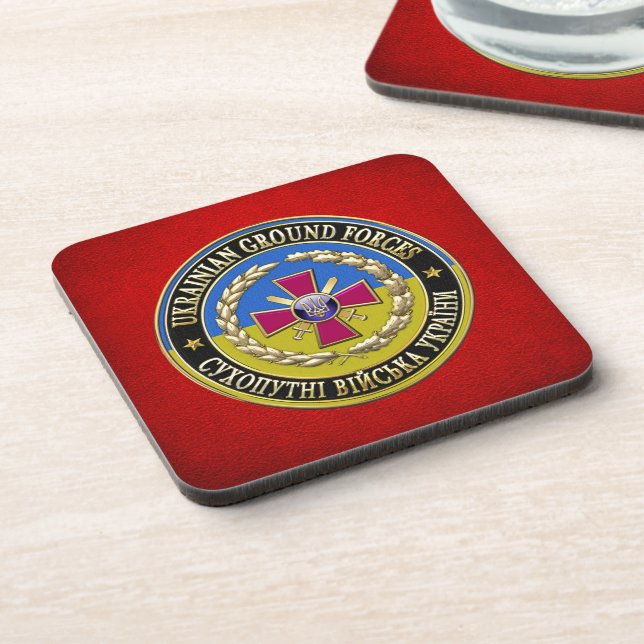 [200] Ukrainian Ground Forces [Special Edition] Coaster (Left Side)