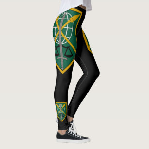 200th Military Police Command USA Black Leggings