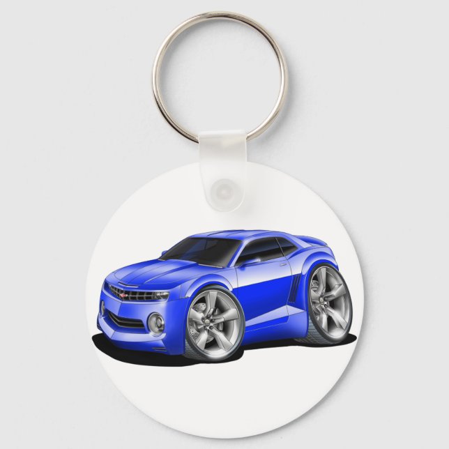 2010-11 Camaro Blue Car Key Ring (Front)