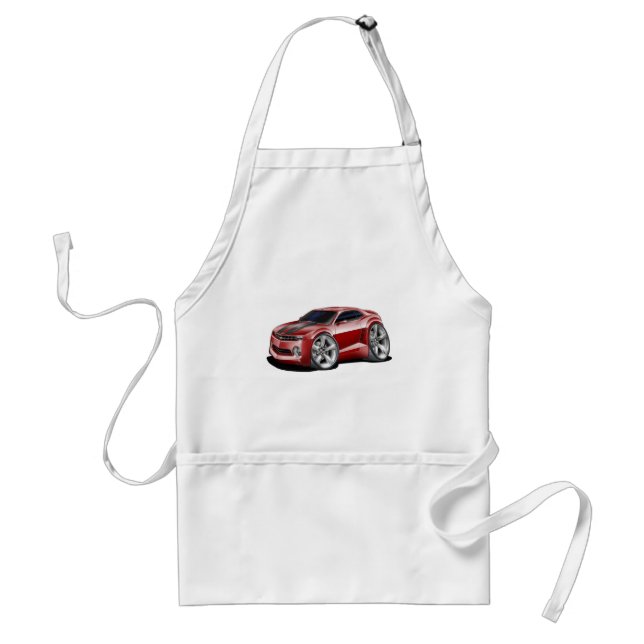 2010-11 Camaro Maroon-Black Car Standard Apron (Front)