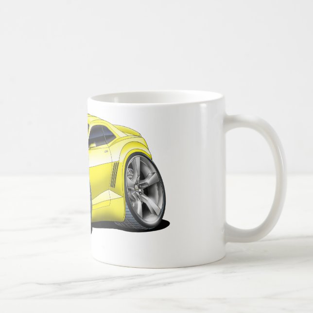 2010-11 Camaro Yellow car Coffee Mug (Right)