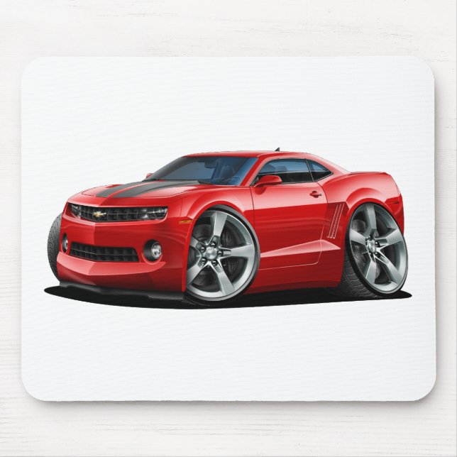 2010-12 Camaro Red-Grey Car Mouse Pad (Front)