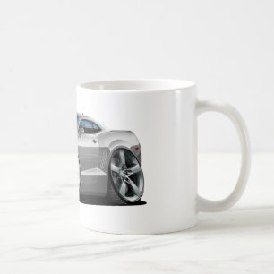 2010-12 Camaro Silver-Black Car Coffee Mug