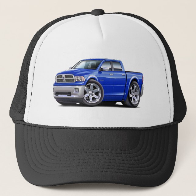 2010-12 Ram Dual Blue Truck Trucker Hat (Front)