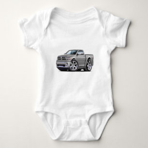 2010-12 Ram Silver Truck Baby Bodysuit