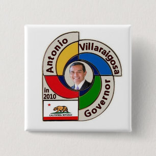 2010 Antonio Villaraigosa Square Pin