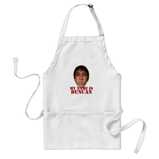 2010 Apron, My name is Duncan Standard Apron (Front)