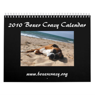 2010 Boxer Crazy Calendar