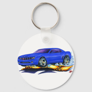 2010 Camaro Blue Car Key Ring