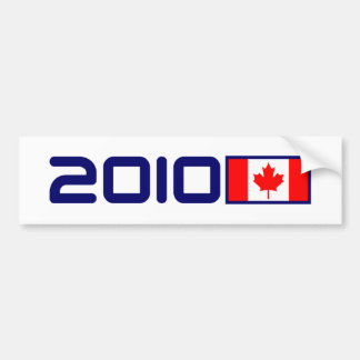 2010 Canada FLAG Bumper Sticker