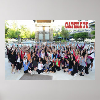 2010 Cathe Tour Woodlands, TX Hands Up! Group Post Poster