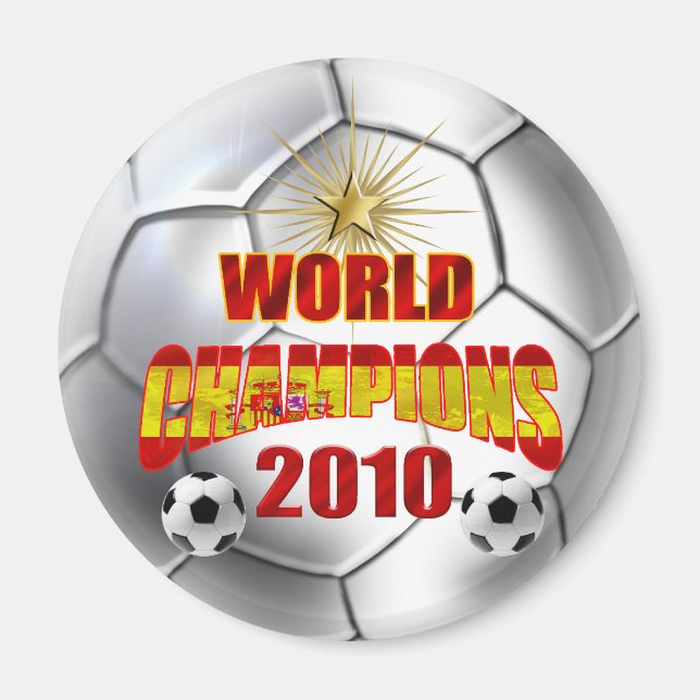 2010 Champions of the world spain Magnet (Front)