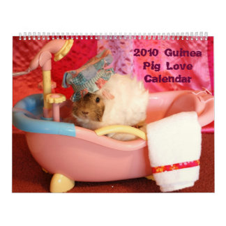2010 Guinea Pig Love Calendar
