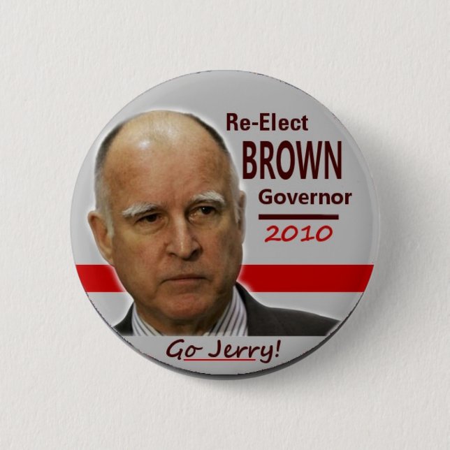 2010 Jerry Brown Pin (Front)