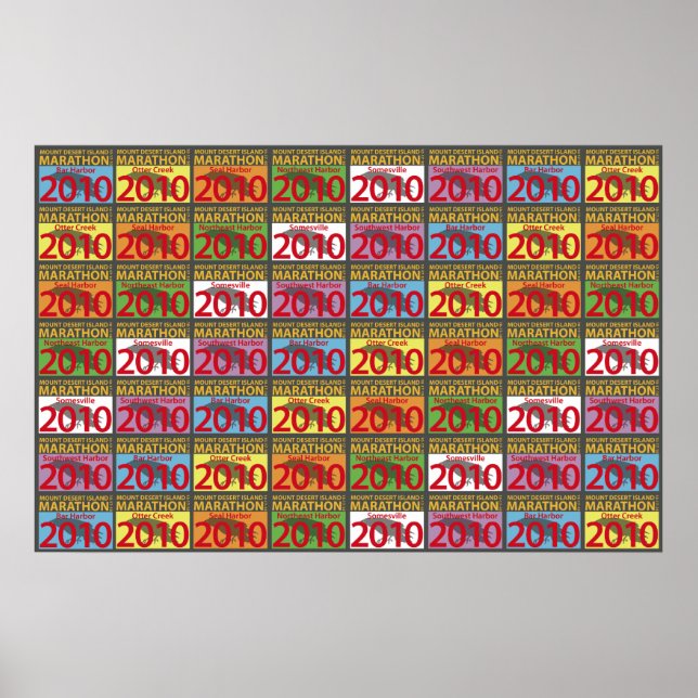 2010 MDI Marathon Artwork Poster (Front)