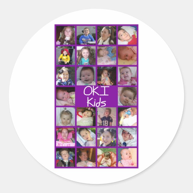 2010 OKI Kids Classic Round Sticker (Front)