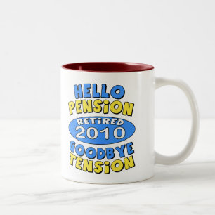2010 Retirement Two-Tone Coffee Mug