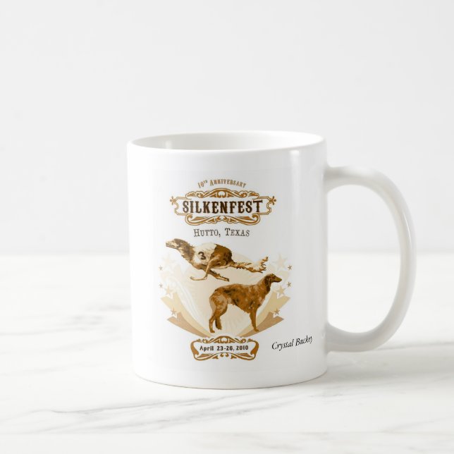 2010 Silkenfest logo Crystal Buckey Coffee Mug (Right)
