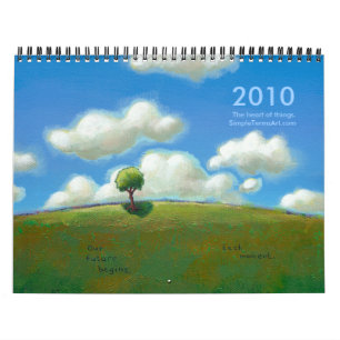 2010 Simple Terms Art Calendar - Beautiful happy