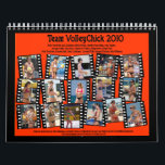 2010 Team VolleyChick Calendar<br><div class="desc">Calendar features beach volleyball photos of the women on Team VolleyChick. Each month has a collage of pictures to keep your beach volleyball passion going strong all year.</div>