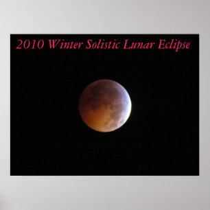 2010 Winter Solistic Lunar eclipse Canvas Print