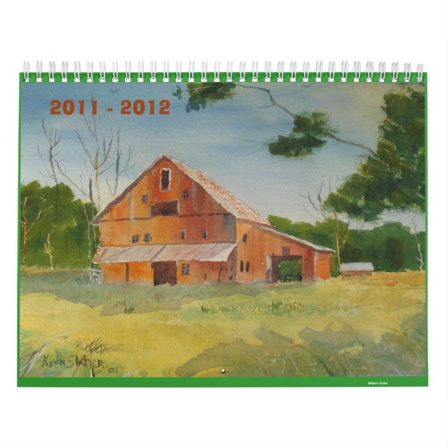 2011 - 2012 Calendar by Kevin Slater (Cover)