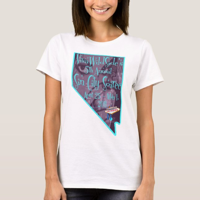 2011 5th Annual Sin City Soiree "Nevada" Logo T-Shirt (Front)