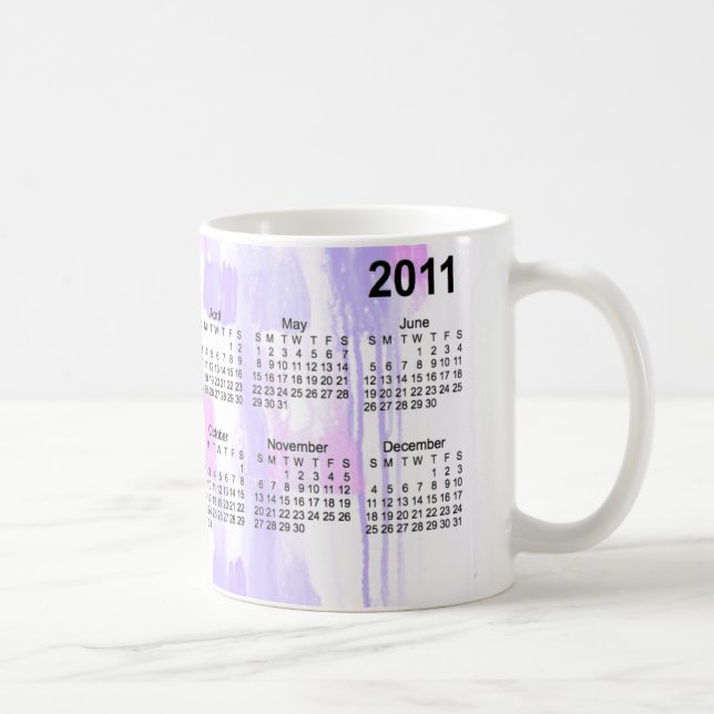 2011 Abstract Calendar Coffee Mug (Right)